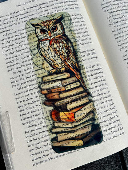 Wise Old Owl Bookmark