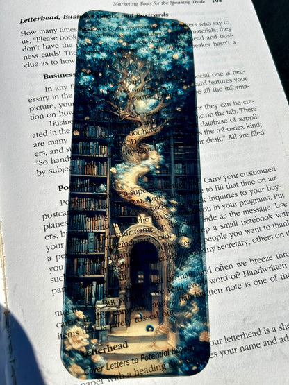 Grand Library Tree Bookmark