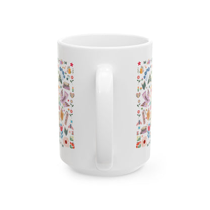 Folk Art Coffee Mug
