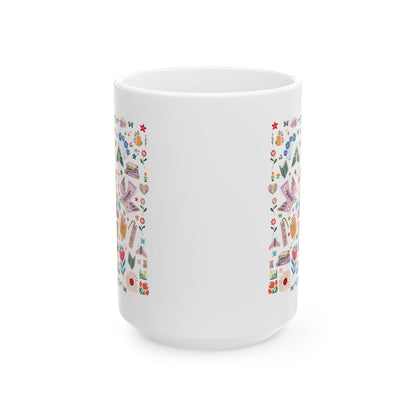 Folk Art Coffee Mug