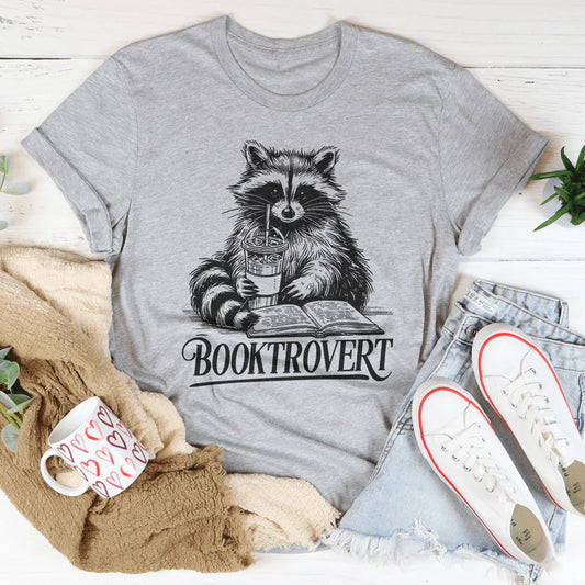 Booktrovert Racoon T-shirt