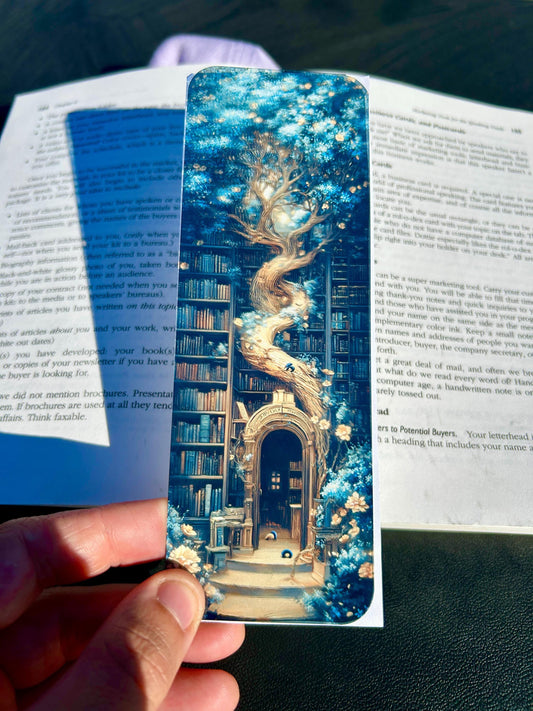 Grand Library Tree Bookmark