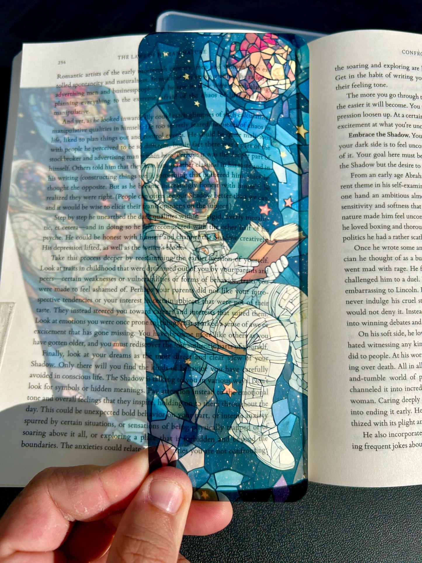 Astronaut Reading Bookmark