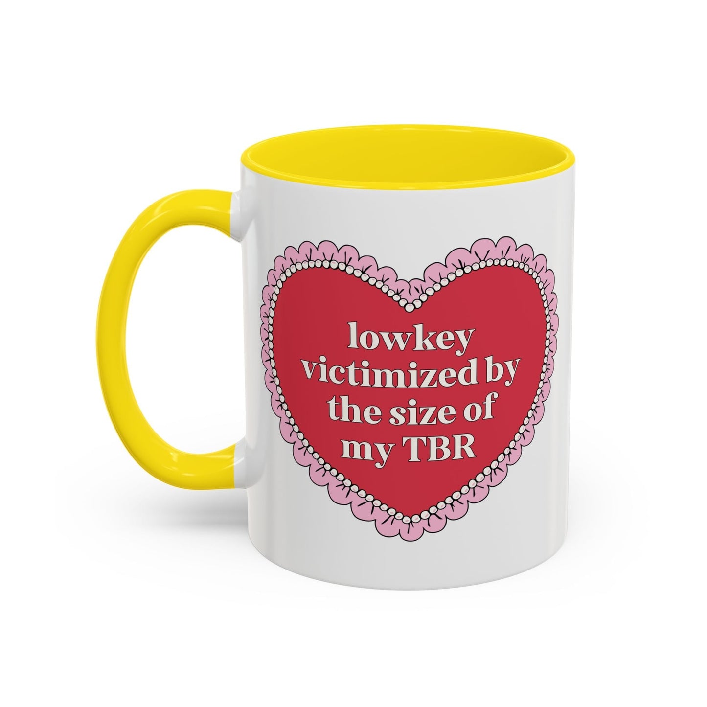 Lowkey Victimized by the Size of My TBR Coffee Mug