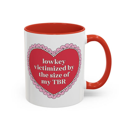 Lowkey Victimized by the Size of My TBR Coffee Mug