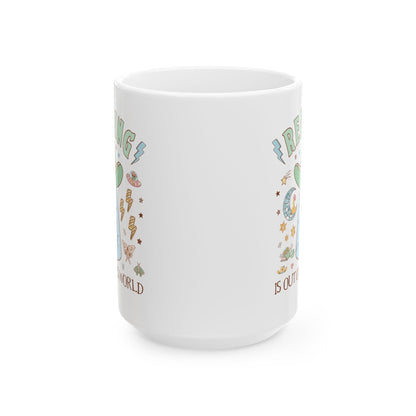 Reading is Out of This World: Funny Alien Mug