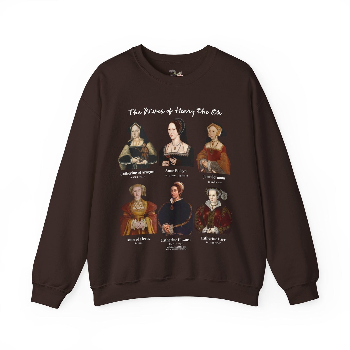 Tudor History Sweatshirt: Henry the 8th's Wives