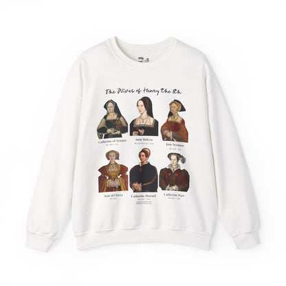 Tudor History Sweatshirt: Henry the 8th's Wives