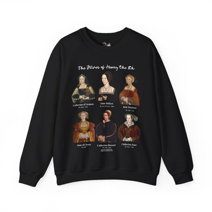 Tudor History Sweatshirt: Henry the 8th's Wives